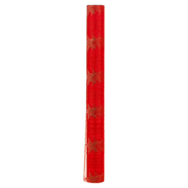 Runner Roll, Red, With Glitter