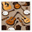  Tapis lavable Country and Western Instruments-1567345673