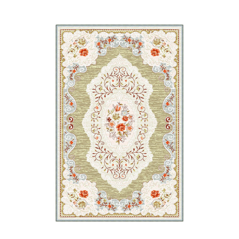 Stylish Hall Carpet 2.6 x 9.8 Feet - 100% Polyester, 0.04 in Pile Height | Antibacterial, Non-Slip PVC Felt Dot Underside | Machine Washable, 3D Digital Print | Perfect for Home Entryways & Living Spaces