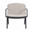Outdoor Pp Club Chair, Black Frame With Beige Cushion, Set of 2