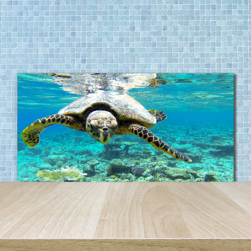 Aahaan 50cm W x 100cm L Glass Peel and Stick Panel