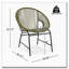 Ensemble de chaises de patio en osier-1105248226
