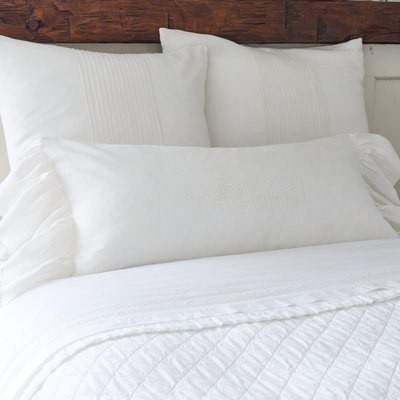 Merry Christmas Linen Bolster Pillow