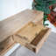 Console rustique en bois avec 3 tiroirs, table d'entrée 47 po avec tiroirs, console en bois pour entrée, couloir, vestibule, couloir, bureau