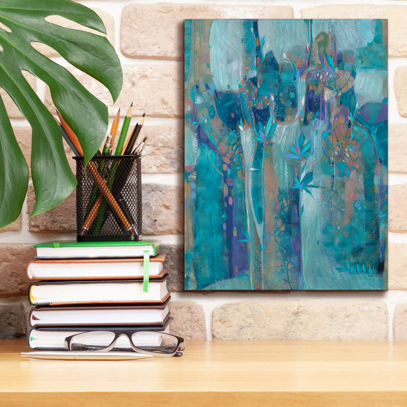  «Blossoming» par Sue Davis, art mural sur toile, 12 po x 16 po, H 16 po x l 12 po