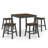 Haikey 4 - Person Four Leg Dining Set-1453415662-1353094942