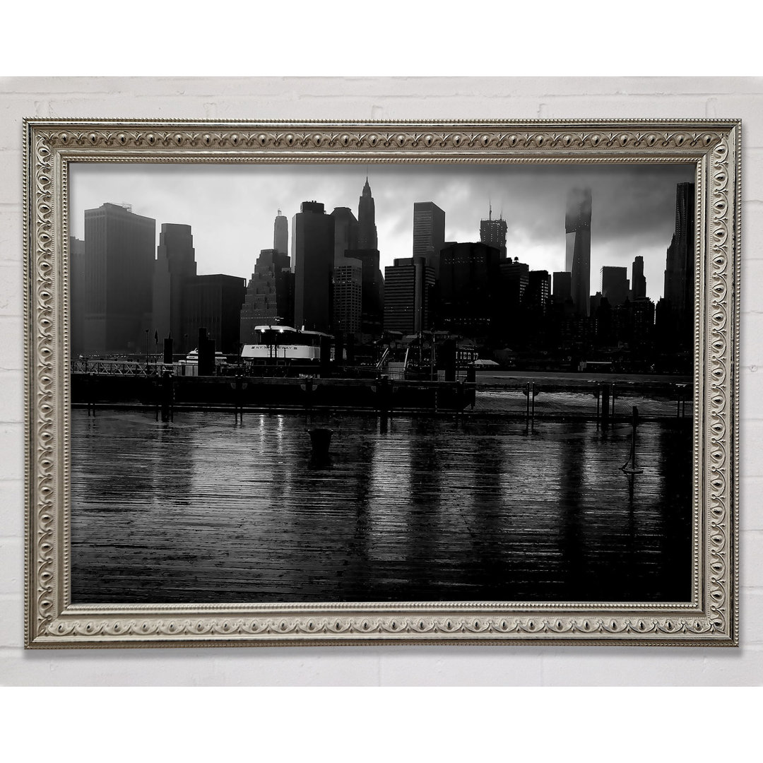 Hudson River New York B N W - Druck