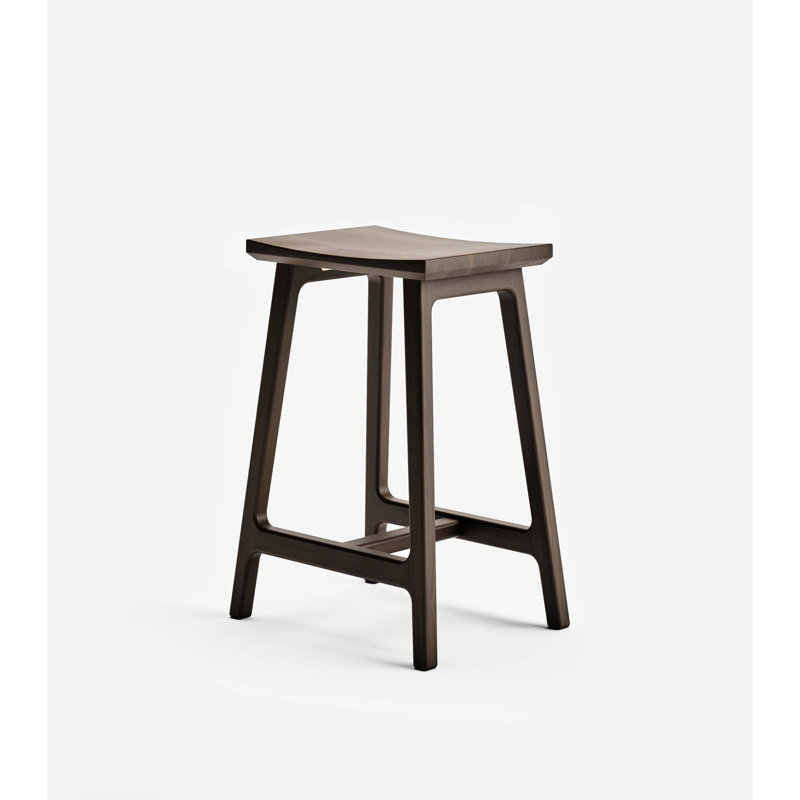 Coyotepe Saddle Stool, Coffee, Counter Stool (24" Seat Height)