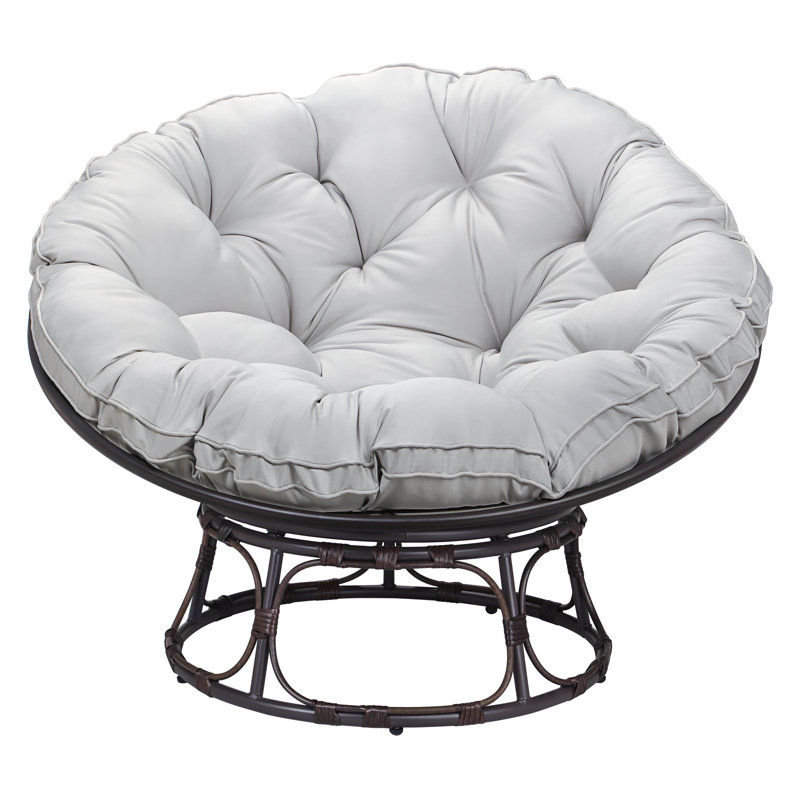 Chaise de patio avec coussins Mariachristina