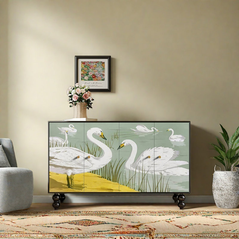 59.1in Four-door Sideboard Cabinet