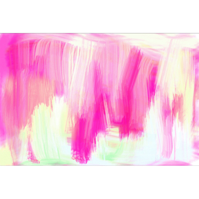 Abstract Watercolour - Wrapped Canvas Print, 81cm H x 122cm W x 3.8cm D