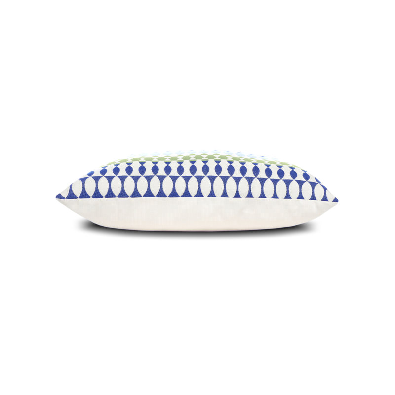 Modern Oval Ocean Pillow Cover & Insert, 20" x 20", Square