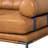 Kimberly Leather Mid-Century Sofa