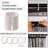 Shower Curtain with Hooks Included-100022488