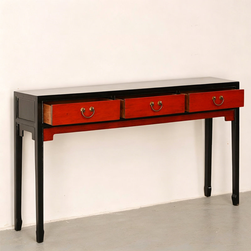 Console classique chinoise, 33.5" H x 59.1" W x 12.6" D