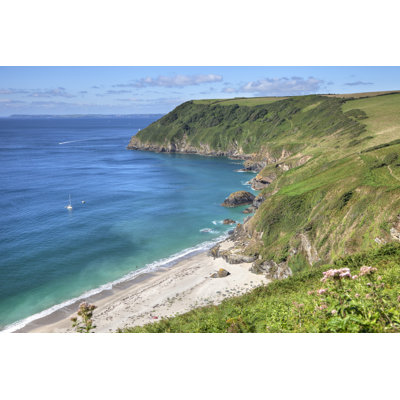 Eley Cornish Coastline, England - Wrapped Canvas Print