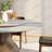 Ikerne Gray Dark Wood Dining Table With Lazy Susan Round For 6-8-1630024162