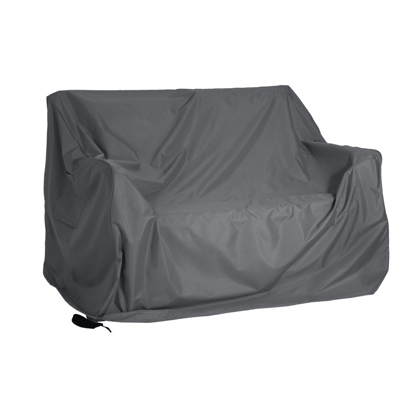 Housse pour causeuse extérieure Shield, gris foncé