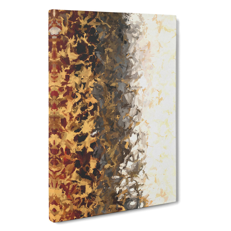 Divided Abstract - Wrapped Canvas Print, 50cm H x 35cm W x 3cm D