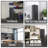 KAER 10-12 Gun Safe Gun Safes for Home Rifles and Pistols Gun Safes & Cabinets Large Rifle Safe Quick Access Gun Cabinets with Digital Keypad and 3 Adjustable Pistol Rack   