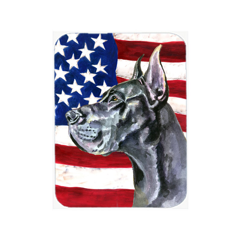 Planche à découper en verre American Flag Great Dane USA