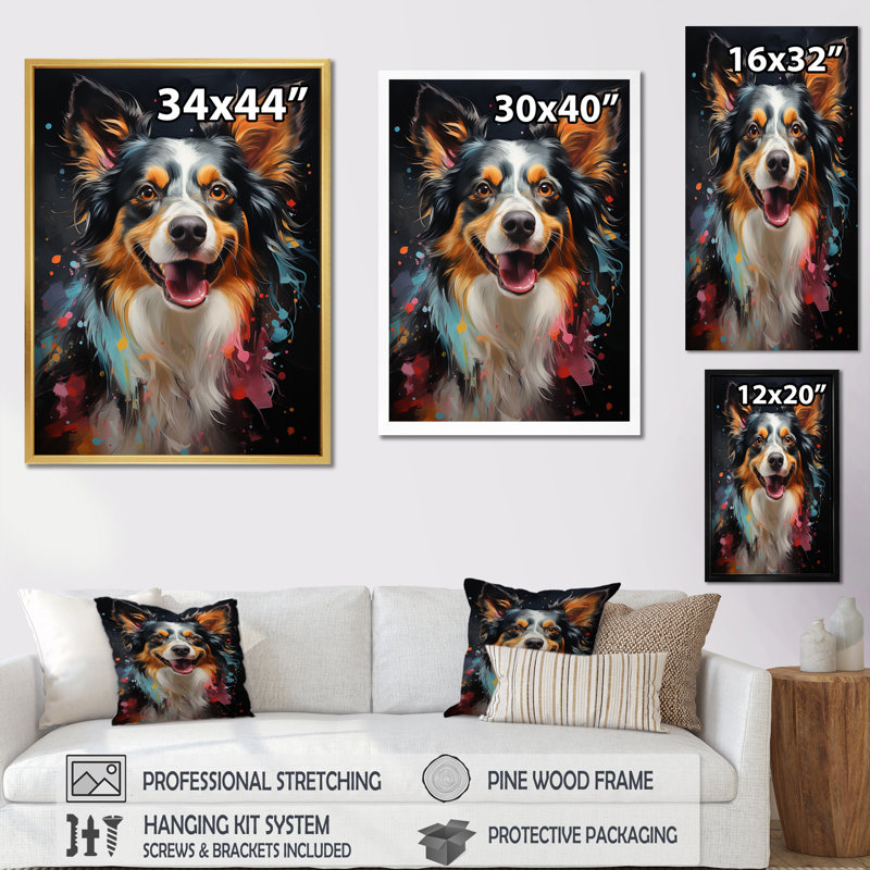" Papillon Prance II ", Gold Single Picture Framed, 32" H x 24" W x 1" D