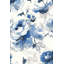 Papier peint floral amovible fond blanc
