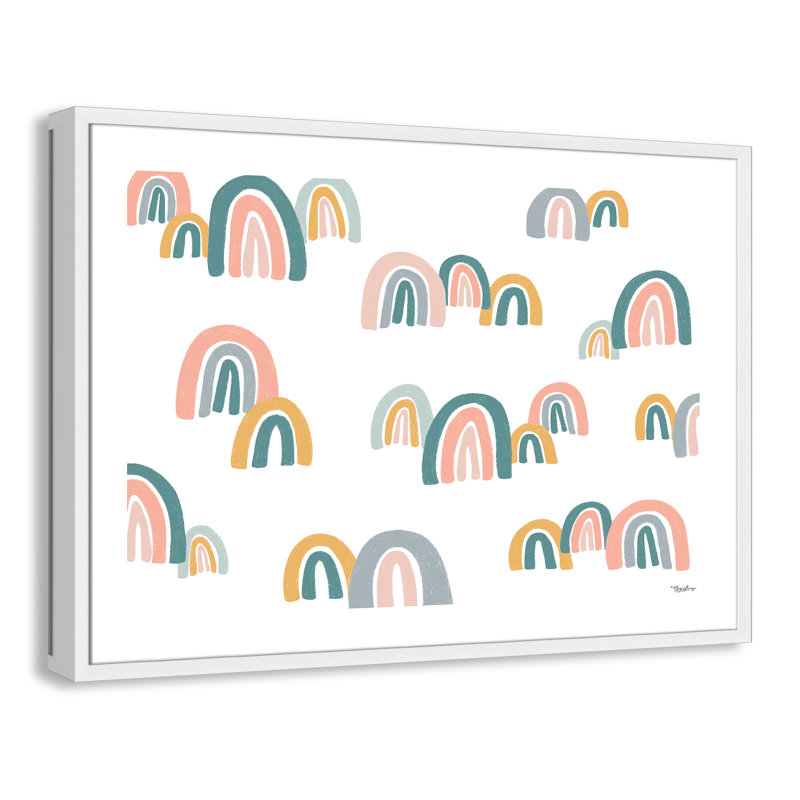 Décoration murale pour enfants, H 25,5 po x l 35,5 po x P 1,19 po, Encadré de boîte blanc