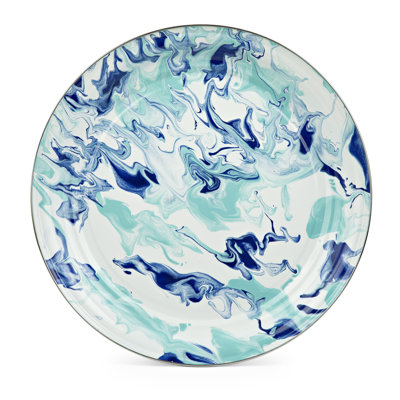 Golden Rabbit Enamelware Lagoon 20" Large Tray