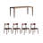 All solid wood multifunctional table set-106226052