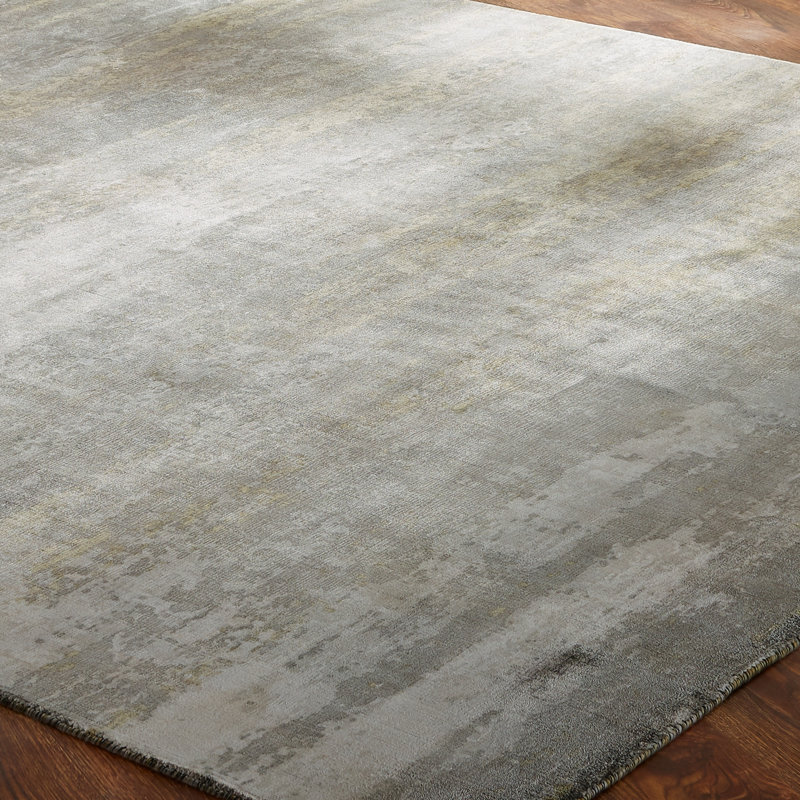 Eclectic Area Rug in Gray, Rectangle 2' x 3'