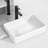 PLUSTEEL 16'' Ceramic Rectangular Vessel Bathroom Sink