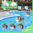 Shark Pool Floater Dispenser With Light,Easy Opening Pool Tab Holder For Swimming Pool,Adjustable Flow, Unique Added Buoyancy, Weather Durable PP & ABS
