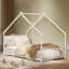 Structure de lit en métal avec lattes et pieds, lit maison-791309285-791309306