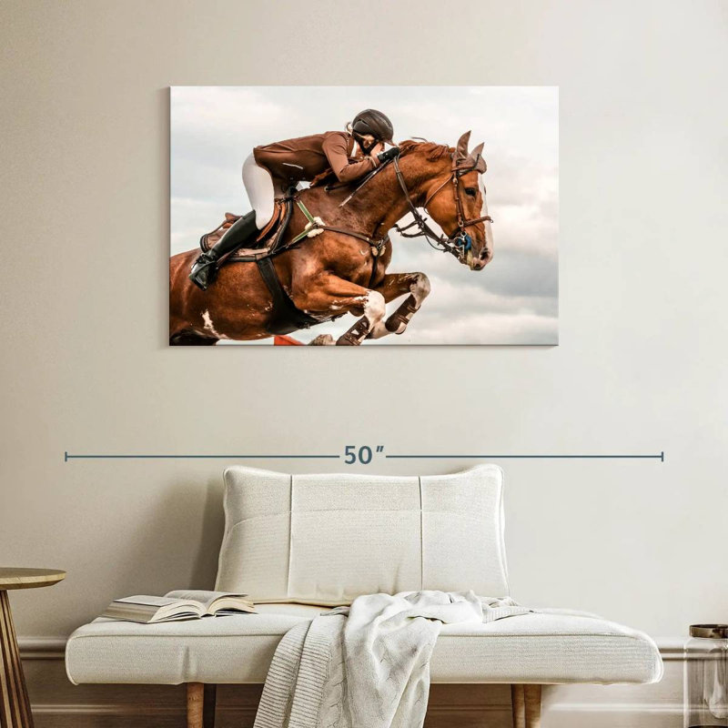 Sireci Equestrian Show Jumping, 26" H x 39" W