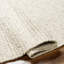 Tapis beige en laine tissé à plat Joly-135596109