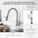 Stylish Modena Single Handle Pull Down Kitchen Faucet with Reversible Osmosis