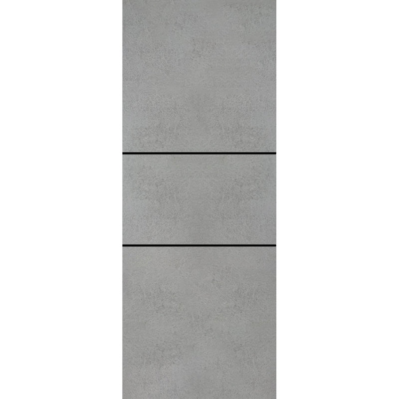 Finition en bois massif manufacturé, 28 po x 80 po, Béton