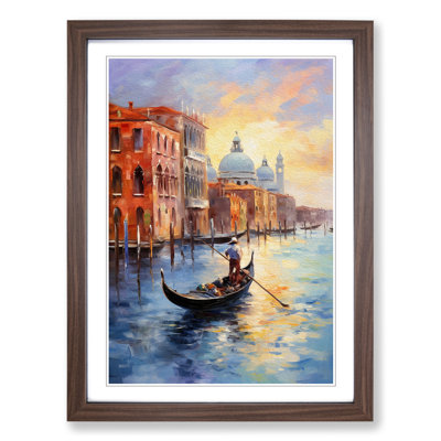 Venice Impressionism Art - Framed Print