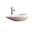 Vitreous China Oval Vessel Bathroom Sink