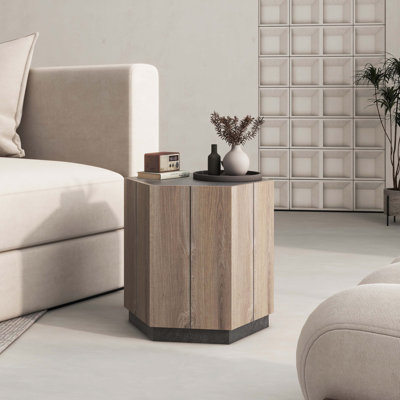 Table de bout avec rangement Folia
