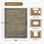Tapis brun neutre 9 'X 12'