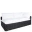 Montecito N-Dura Resin Wicker Outdoor Right Arm Facing Loveseat - Onyx-287719492-287719496