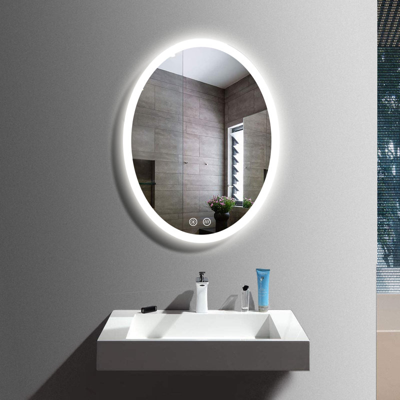 Hanwell Flat Wall Mirror, 20" W x 30" H x 1.75" D