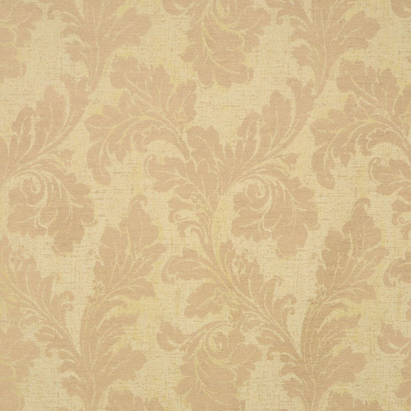 Allure Damask Fabric, Tan