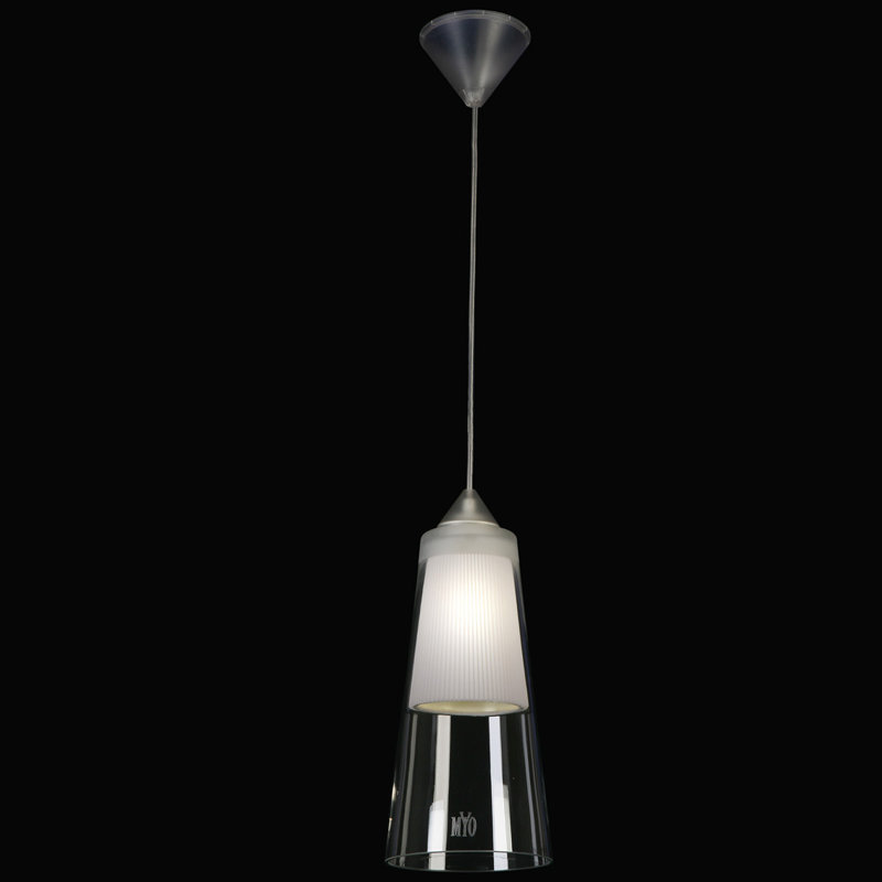 Cone 1 - Light Polished Chrome Plated Cone Pendant