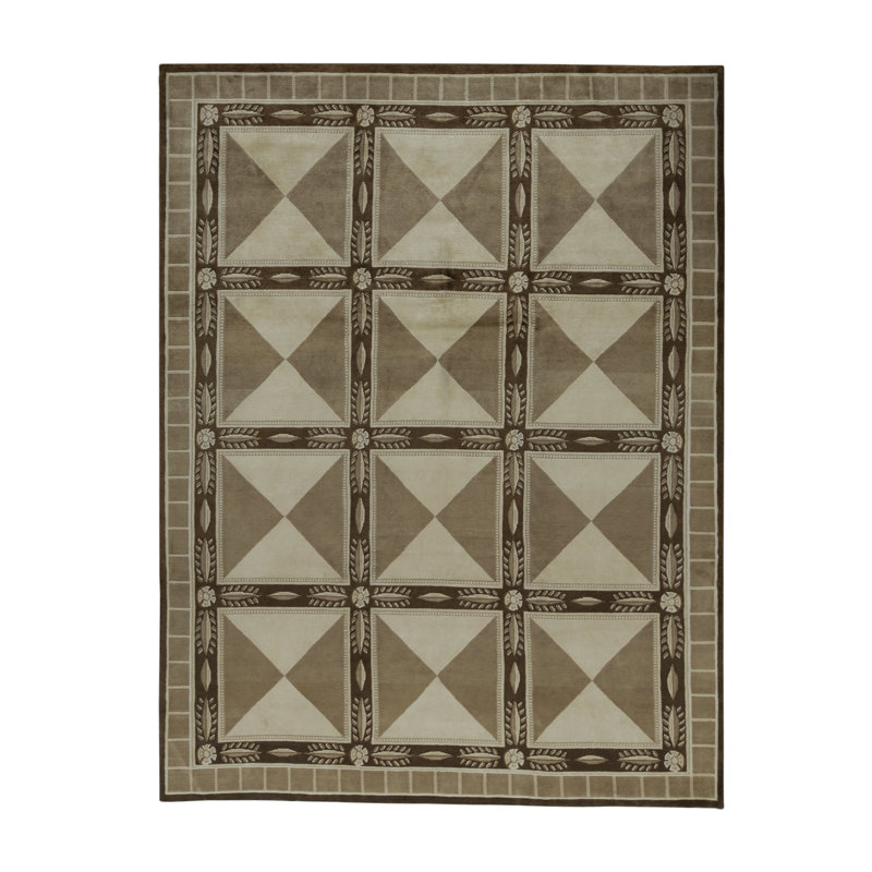 Himalayan Wool Geometric Area Rug