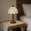 Lampe de table en verre coloré de style Tiffany 13,4 po (ampoule incluse)