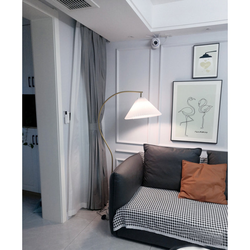 Jaxcyn 63'' Arched Floor Lamp Set