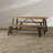 Catriona 3 Piece Wood Outdoor Dining Set